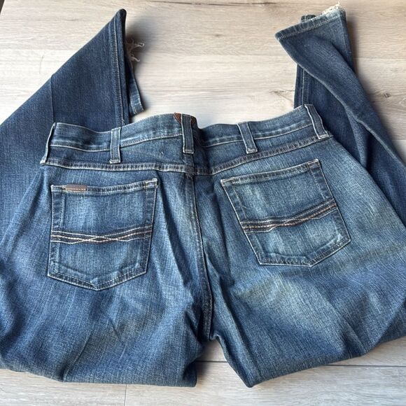 Ariat Men's Straight Leg Jeans - Dark Blue - Picture 10 of 10